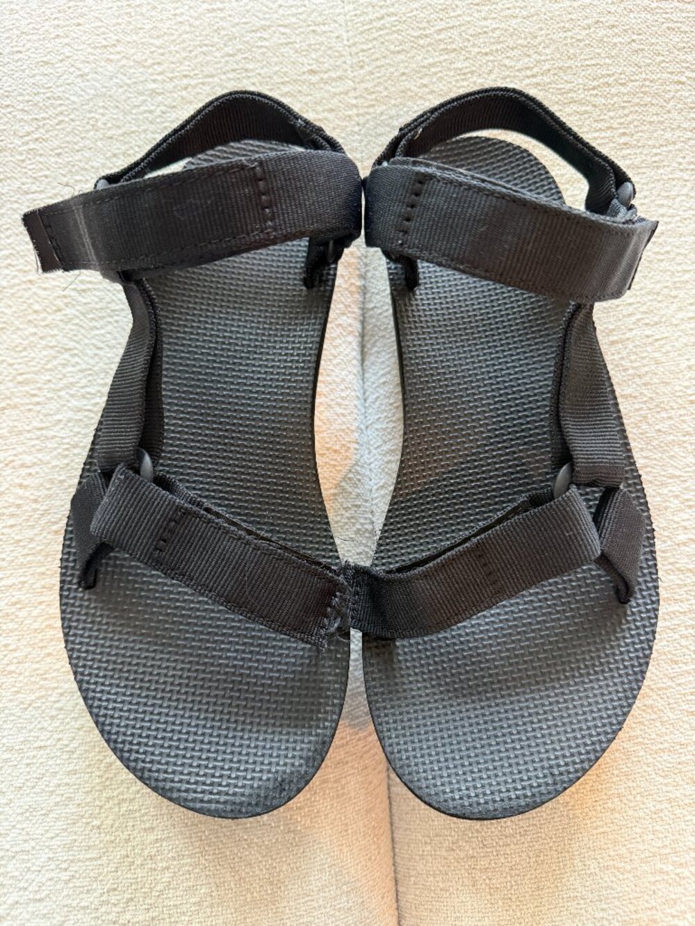 Teva Original Universal Black Sport Sandals Women's Size 7 EU 38